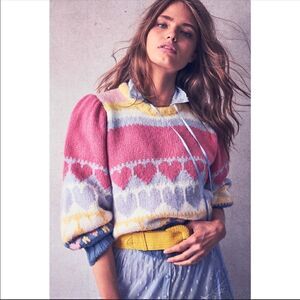 Loveshackfancy Shirelle Pullover Sz XS